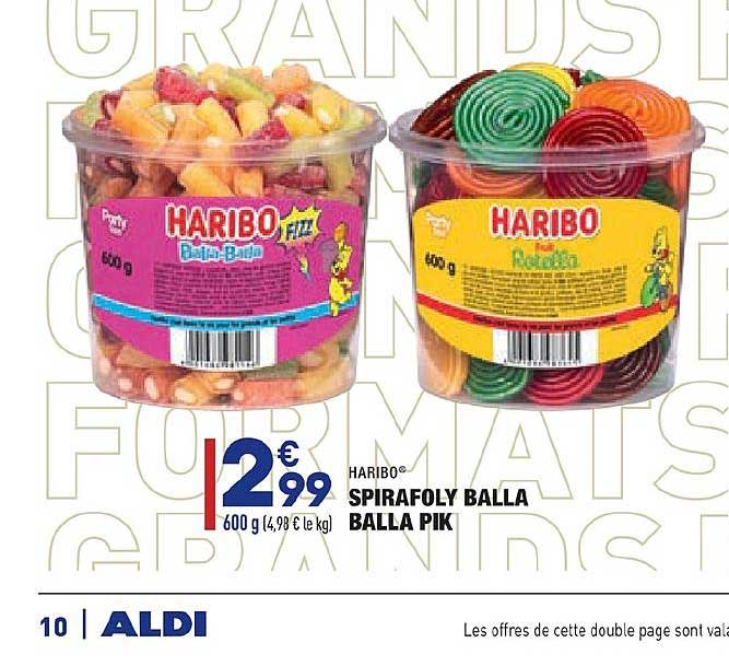 Haribo Spirafoly Balla Balla Pik