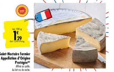 saint nectaire fermier appellation d'origine protégée