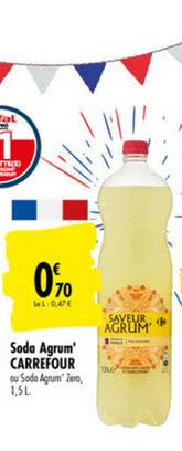 soda agrum' carrefour