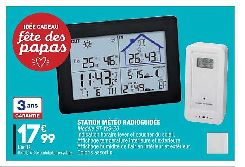 station météo radioguidée