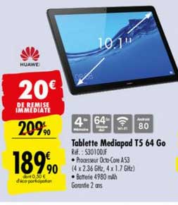 tablette mediapod t5 64 go huawei