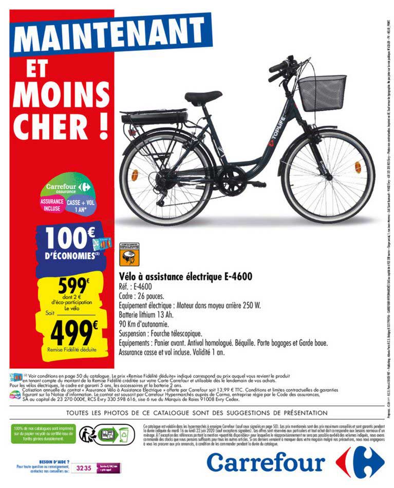 vélo à assistance électrique e4600
