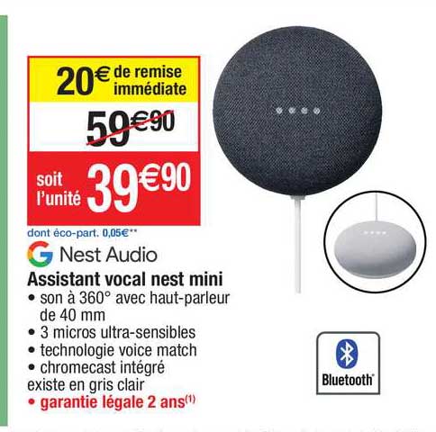 assistant vocal nest mini