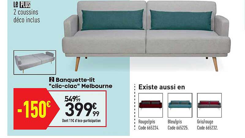 banquette-lit "clic-clac" melbourne