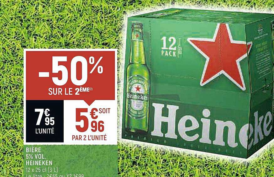 Biere 5% Heineken