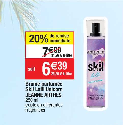 brume parfumée skil lolli unicorn jeanne arthes