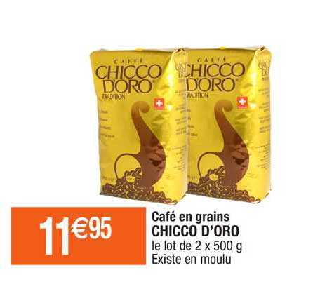 café en grains chicco d'oro