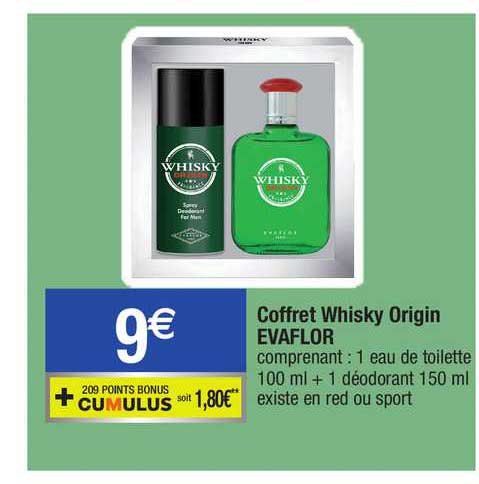 coffret whisky origin evaflor