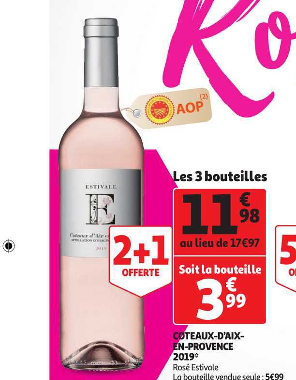 coteaux-d'aix-en-provence 2019 rosé estivale