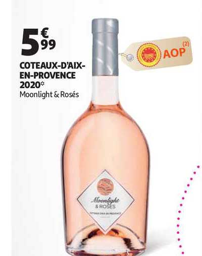 coteaux-d'aix-en-provence 2020 moonlight & rosés