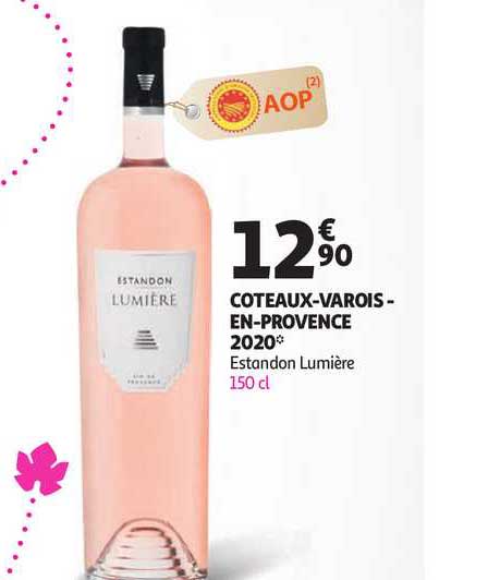 coteaux-varois-en-provence 2020 estandon lumière