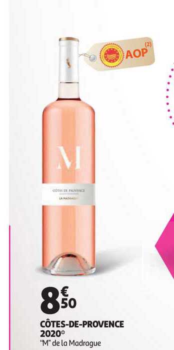 côtes-de-provence 2020 "m" de la madrague