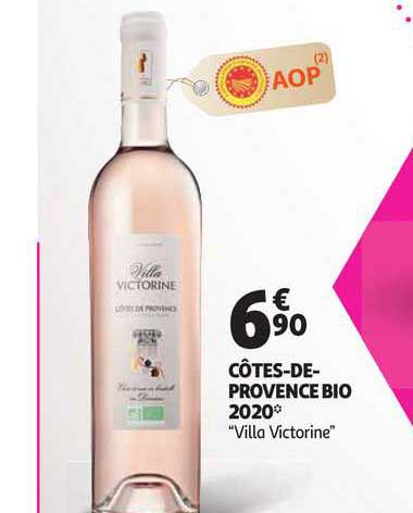 côtes-de-provence bio 2020 "villa victorine"