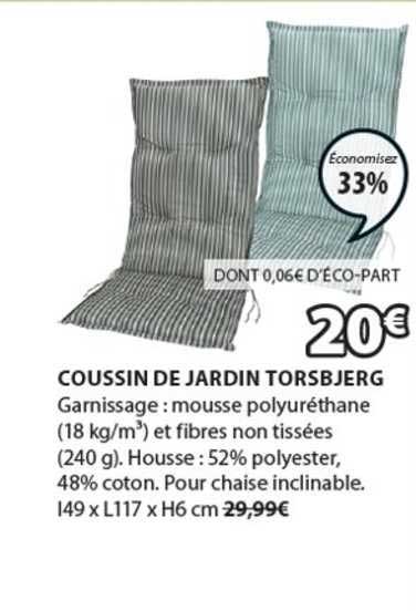 Coussin De Jardin Torsbjerg