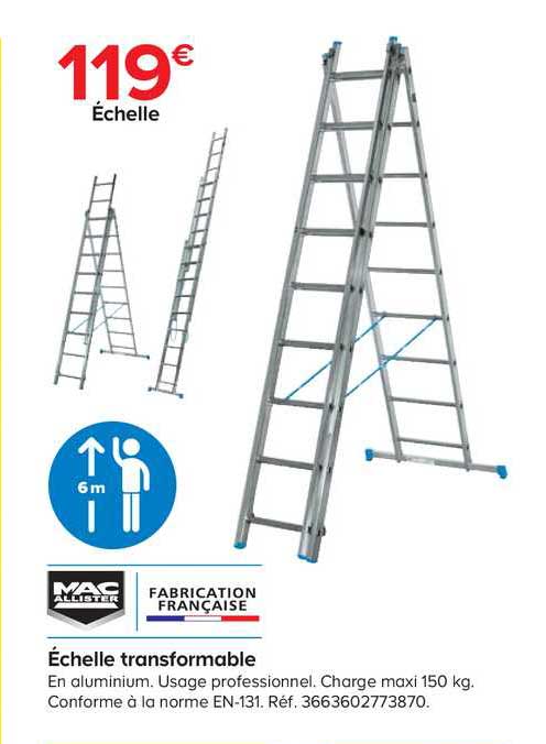 échelle transformable mac allister