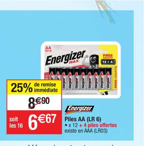 energizer piles aa (lr 6)