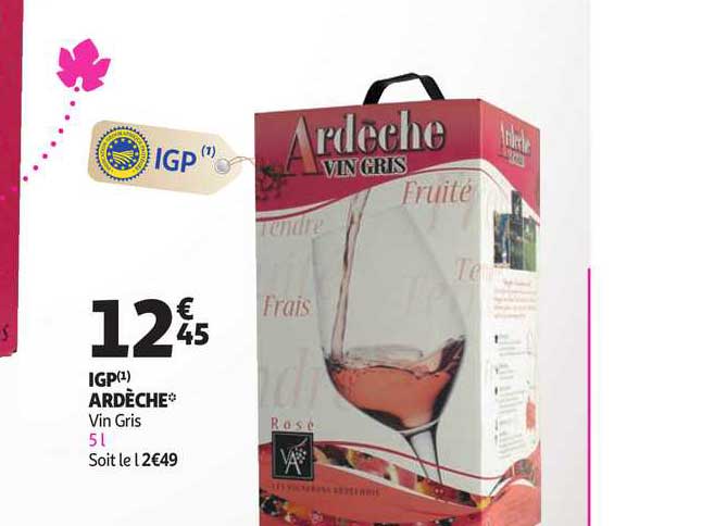 Igp Ardèche Vin Gris