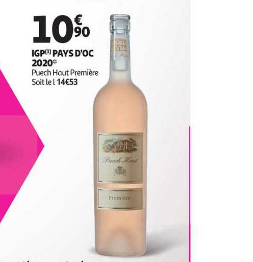 igp pays d'oc 2020 puech haut première