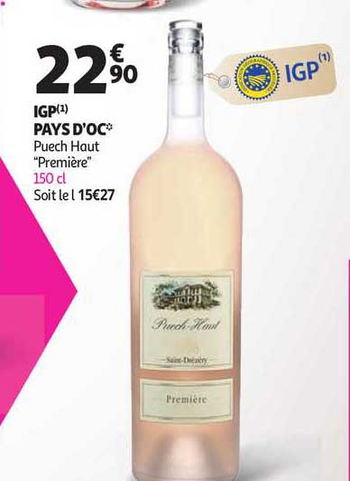 igp pays d'oc puech haut "première"