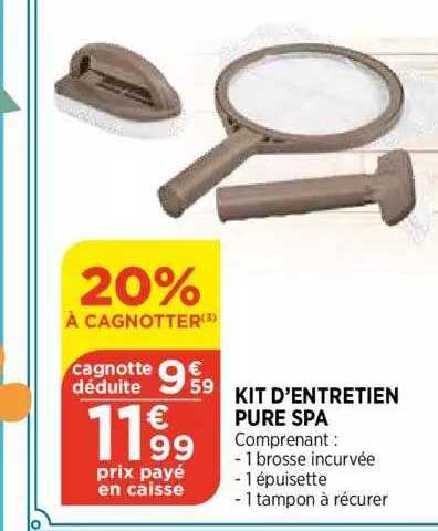 kit d'entretien pure spa
