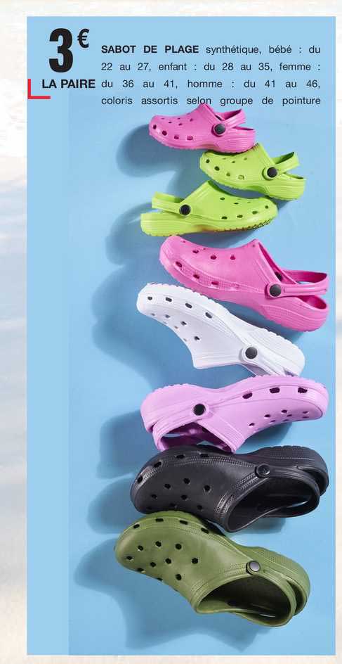 La Paire Sabot De Plage