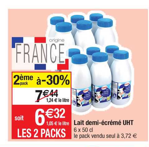 lait demi-écrémé uht