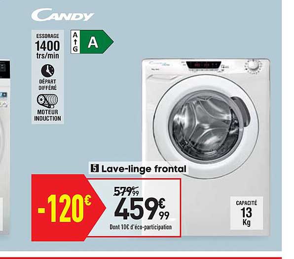 lave-linge frontal candy