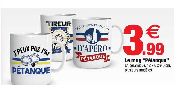 le mug pétanque