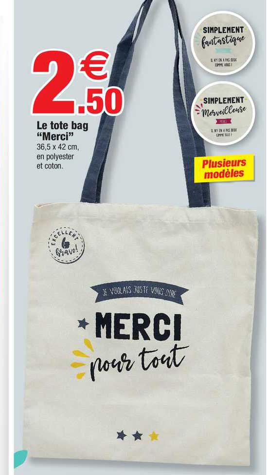 le tote bag merci
