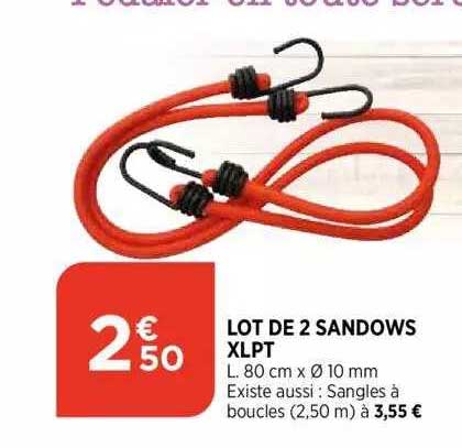 lot de 2 sandows xlpt