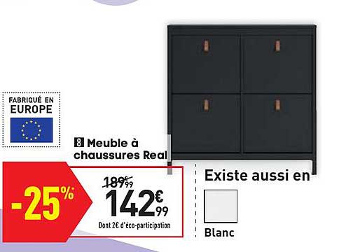 meuble à chaussures real
