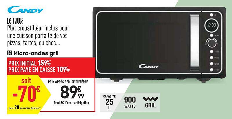 micro-ondes gril candy