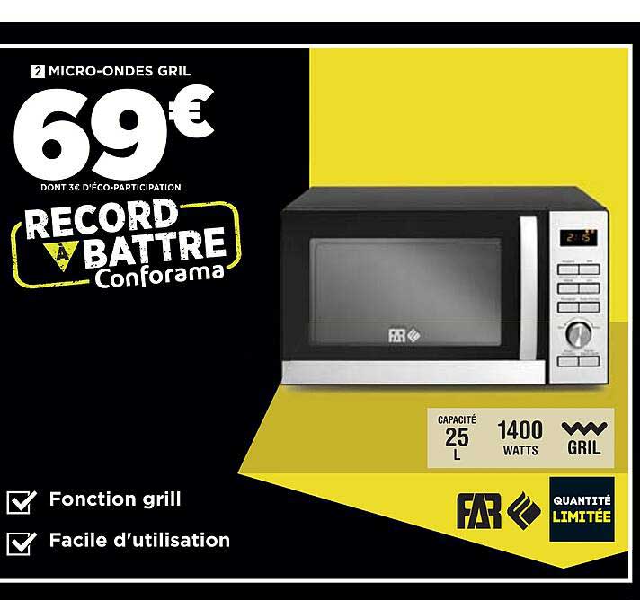 micro-ondes gril far