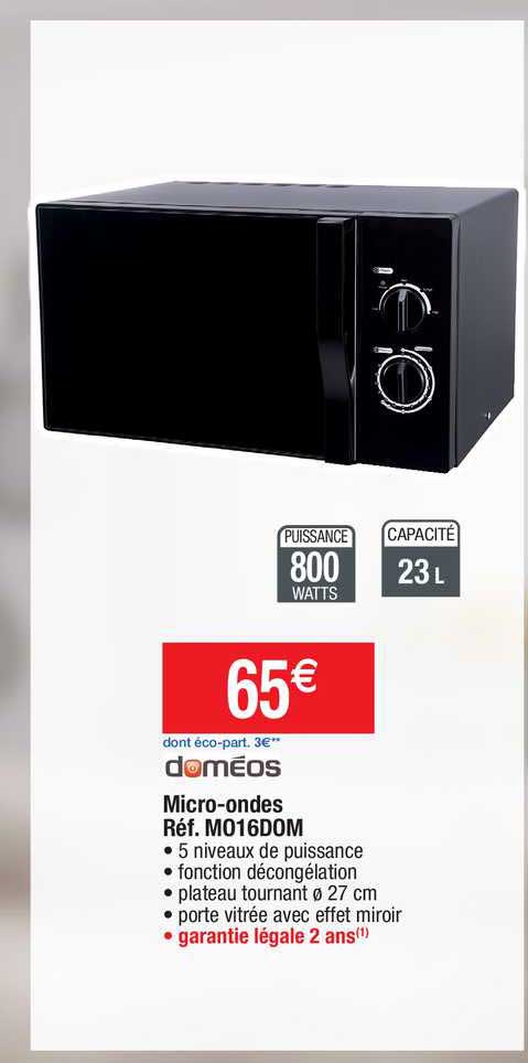 micro-ondes m016dom doméos