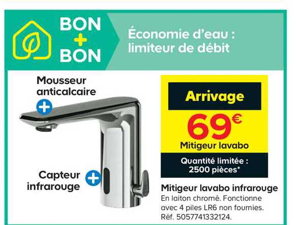 Mitigeur Lavabo Infrarouge