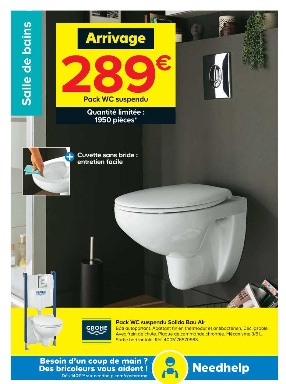 pack wc suspendu solido bau air