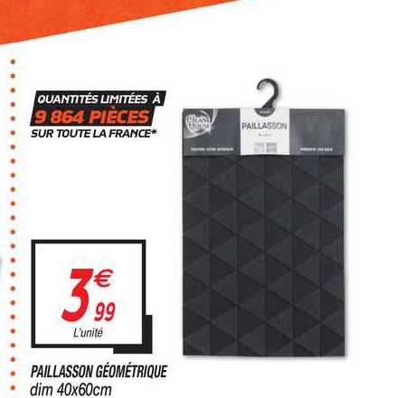 paillasson géométrique