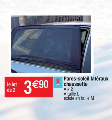 pares-soleil latéraux chaussette