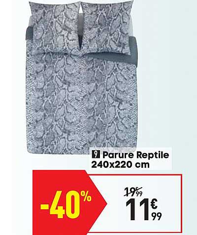 parure reptile 240x220 cm