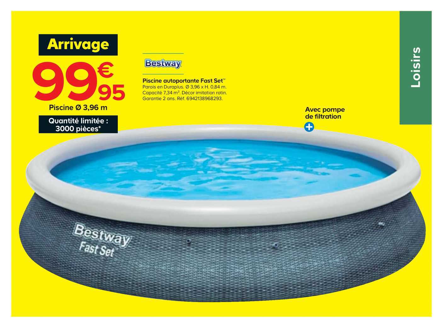 Piscine Autoportante Fast Set Bestway