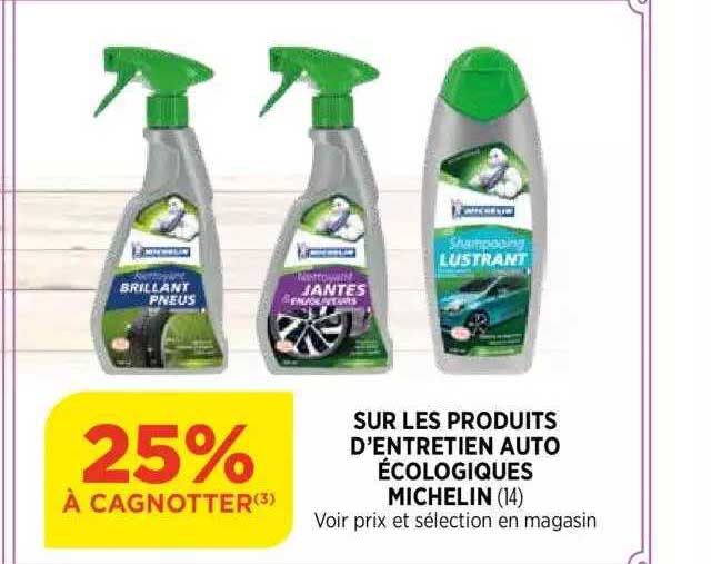produits d'entretien auto écologiques michelin