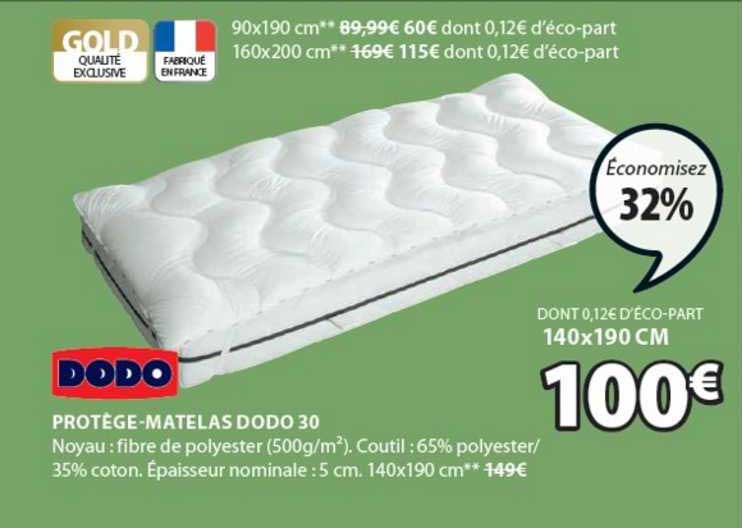 protège-matelas dodo 30