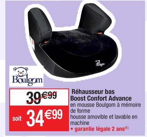 Réhausseur Bas Boost Confort Advance Boulgom