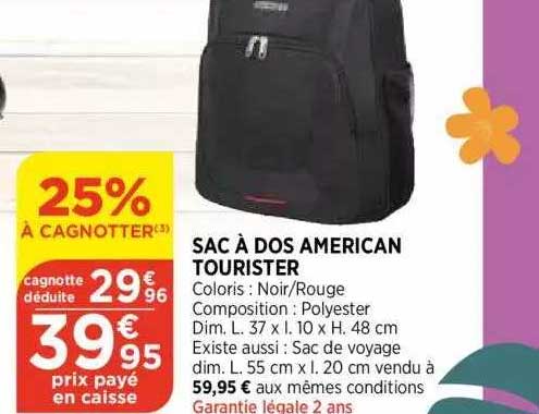 sac à dos american tourister