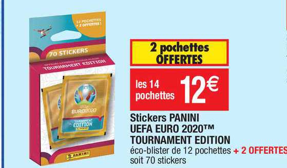 stickers panin uefa euro 2020 tournament édition