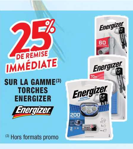 Sur La Gamme Torches Energizer