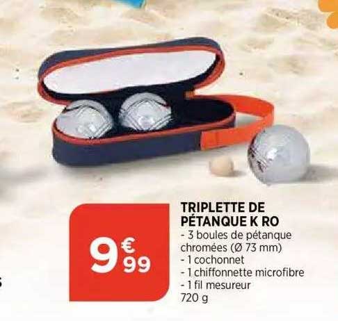 triplette de pétanque k ro