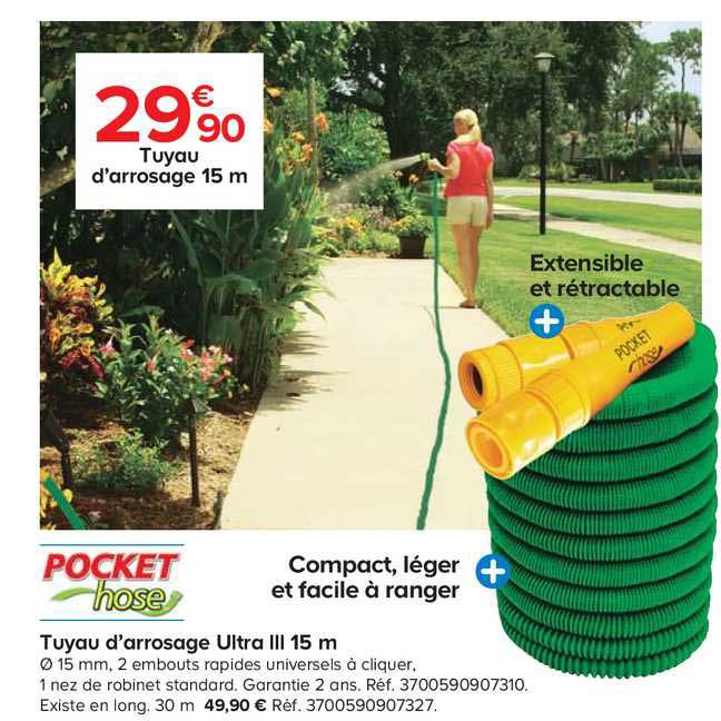 tuyau d'arrosage ultra III 15 m