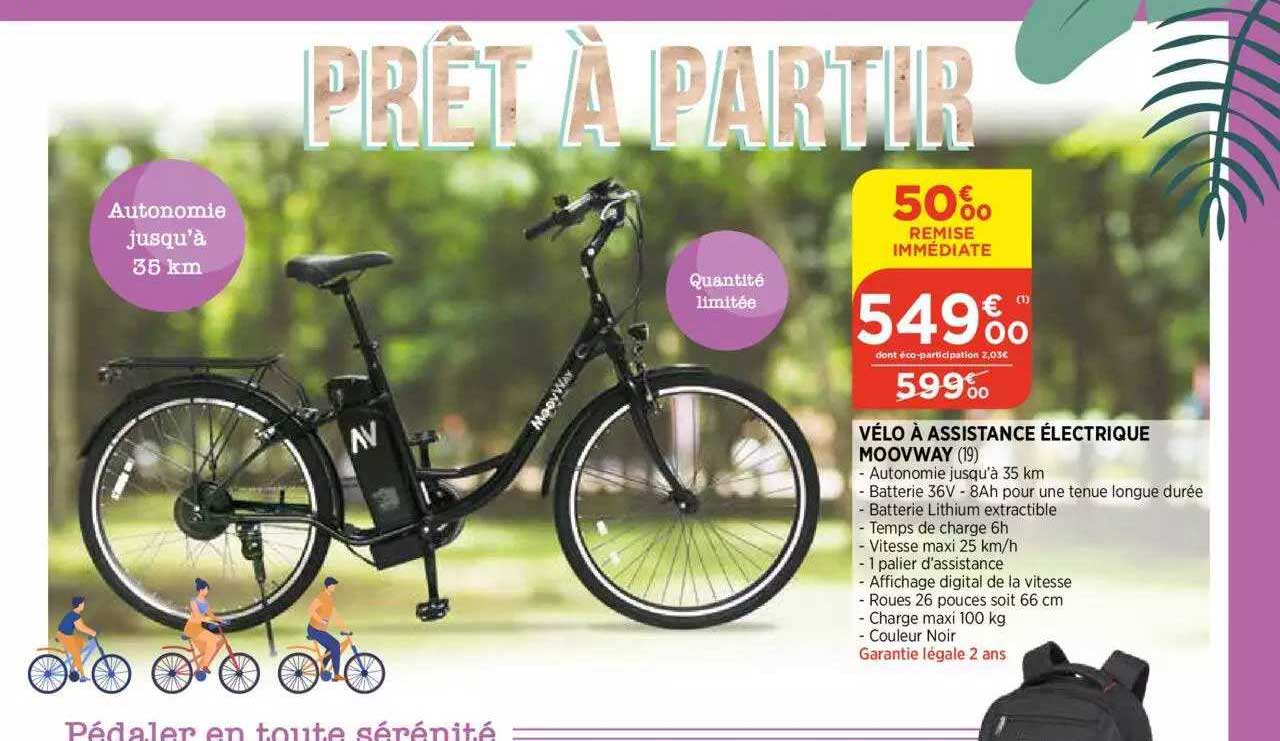vélo à assistance électrique moovway
