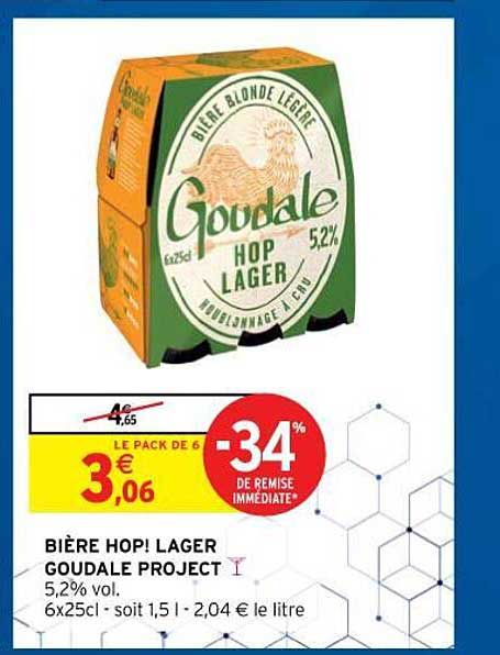 bière gop ! lager goudale project